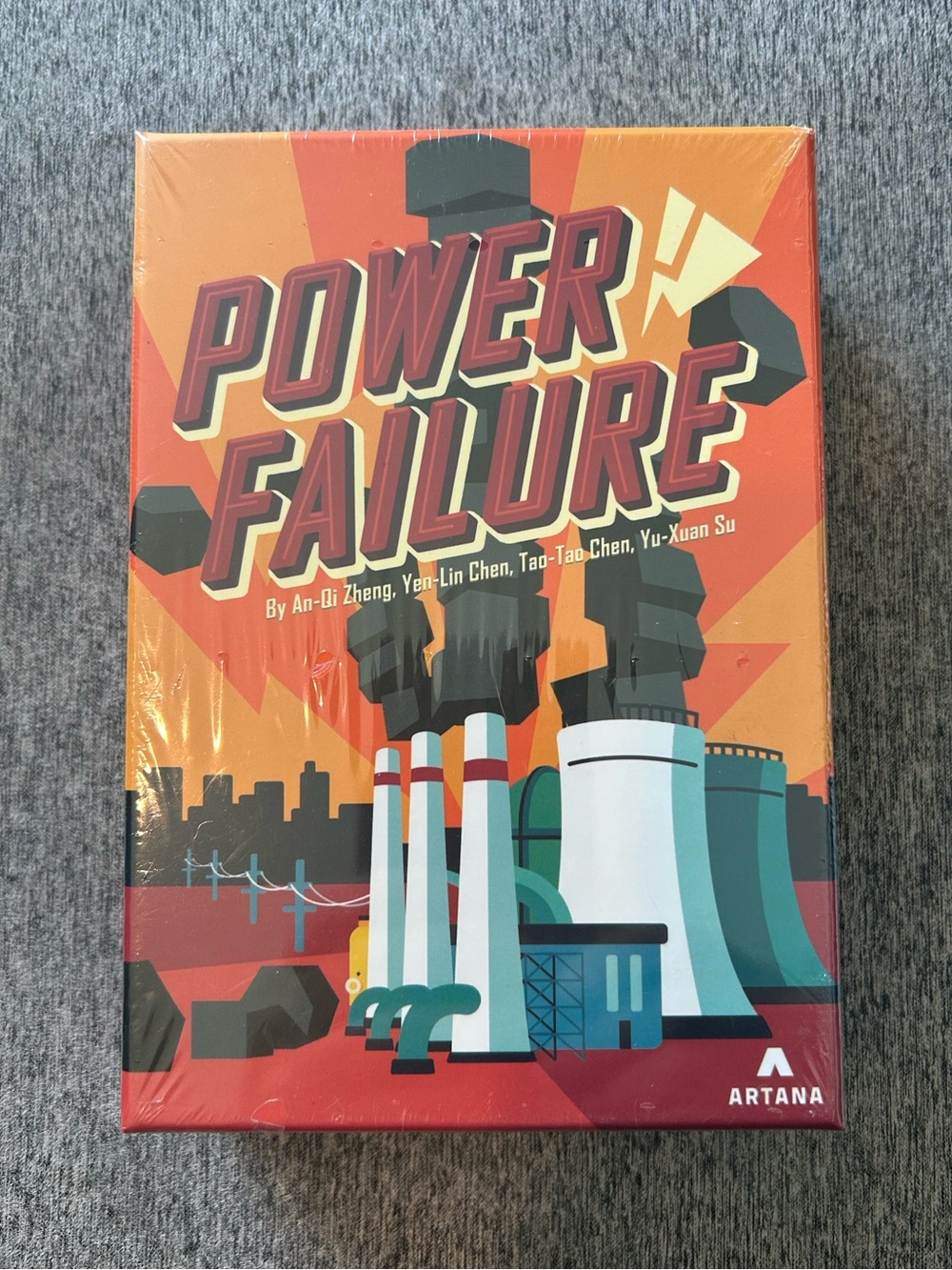 New and Sealed Power Failure Card Game from Artnana